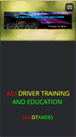 Mobile Screenshot of adidrivertrainingandeducation.com